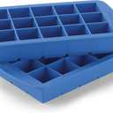 Cuisinart Silicone Ice Cube Trays (2 Pack), 2.38", Blue