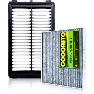 (2.5L Gas) COCOAUTO Engine & Cabin Air Filter Kit for Tucson (2022-2025), Santa Fe/Sorento/Sonata (2021-2025), fits Sportage 2023-25 2.5L Gas Only, 28113L1000, 28113N9000, PA99540 (Not For Hybrid)