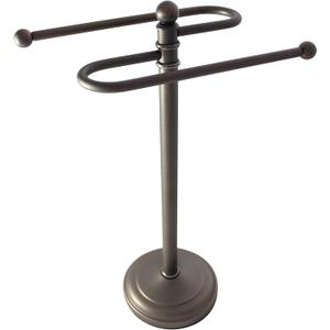 Formosa Design Hardware Freestanding Towel Holder for Bathroom Vanity Countertop (Oil Rubbed Bronze)