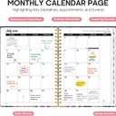 Academic Planner 2026-2027, Jul 2026-Jun 2027 Monthly & Weekly Planner | 6.3"x8.5" Pretty Calendar Planner for Women, Hardcover Organizer with tabs, School Office Home Supplies, Midnight Jungle
