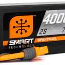 Spektrum 7.4V 4000mAh 2S 50C Smart LiPo Battery, IC3, SPMX40002S50H3