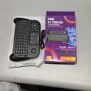 Mini Keyboard with Touchpad-2.4GHz & Bluetooth Dual-Mode,7-Color Backlight, Multimedia Hotkeys, Rechargeable, for Android TV Box, Smart TV, Projector, PS3, PC, Tablet, Windows/iOS/Android