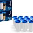 Culligan with ZeroWater Technology Replacement Filter 12-Pack, 5-Stage Advanced Water Filter  IAPMO Certified to Reduce Lead, Total PFAS (Forever Chemicals), Mercury, Fluoride, and Chlorine