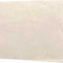 H.VERSAILTEX Velvet Stretch Individual Couch Cushion Cover Plush Slipcover for Loveseat Sofa Furniture Protector Seat Cover (1 Piece Loveseat Cushion Cover, Creaml)