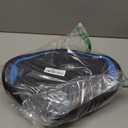 CDYWD Noseless Oversized Bike Seat for Men Women Comfort, Extra Wide Padded Bicycle Seat Cushion, Large Comfortable Bike Saddle for Peloton, Stationary Exercise Bike, Beach Cruiser, City Bike, Ebike (Blue)