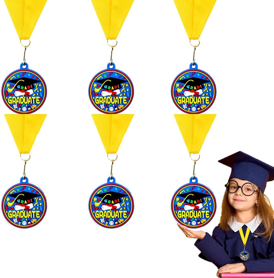 Kindergarten Preschool Graduation Medal for Kids, Mini Plastic Trophies Cups, Kindergarten Graduation Gift, Graduation Favors
