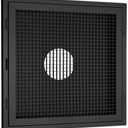 2'x2' Lay-In Return Grille with Egg Crate Filter Grid (1 Pack,Black)