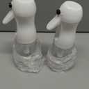 FIRUZA Continuous Spray Bottles For Hair,Ultra Fine Mist Sprayer(200ml/6.8oz 2Pack),Refillable Water Mister for Cleaning,Hairstyling, Plants, Misting & Skin Care Clear, HSBX1