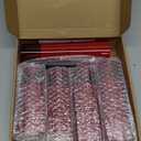 kakoya Flameless LED Candles with Timer 5 Pc Flickering Flameless Candles for Romantic Ambiance and Home Decoration Stable Acrylic Shell,with Embedded Star StringBattery Operated CandlesRed