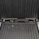 Chefman Panini Press Grill and Gourmet Sandwich Maker Non-Stick Coated Plates, Opens 180 Degrees to Fit Any Type or Size of Food, Stainless Steel Surface and Removable Drip Tray, 4 Slice, Black