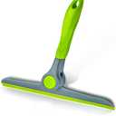 DSV Standard 10" Heavy Duty Green, Grey Window Cleaning Squeegee, Handheld Squeegee for Glass Doors, Windows, Car Windshields & More