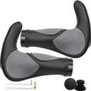 Bike Handlebar Grips, Soft Gel Inserts Shock Resistance Ergonomics Comfort Design,for MTB Bicycle Mountain Bike Grip