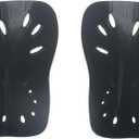 2 PCS Soccer Shin Guards Black Football Gear Shin Pads Breathable Protective EVA Cushion for Adult Football Games