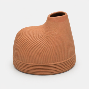 Decorative Vase 
8 x 6 x 7 Inch Beige