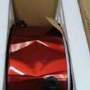 Elite Gourmet MST-900RXT# Electric Ceramic XL Jumbo Slow Cooker, Adjustable Temp, Entrees, Sauces, Stews & Dips, Dishwasher Safe Glass Lid & Crock, 8.5Qt, MetallicRed