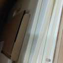 Amazon Basics Kids Wooden Toy Storage Chest with Safety Lid, Spacious Organizer for Bedroom, White, 30" x 18" x 19"