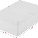 1 Piece Electrical Junction Box for DIY Outdoor Wiring Project Cable Connection ABS Plastic Enclosure Box IP65 Waterproof Cable Branch Box 200x120x75mm