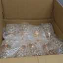 Tessco for you 4 Pcs 5 Arm Crystal Candelabra Centerpieces for Tables 29.5 Inch Gold Candle Holders for Table Centerpiece Tall Crystal Candle Holders for Wedding Party Christmas Assemble by Yourself