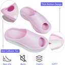 Kids Cloud Slides Boys Girls Comfy Pillow Slippers Summer Beach Sandals Non-Slip Thick Sole Slippers for Indoor Outdoor (Pink)