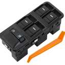 Power Window Switch Fits for Land Rover LR3 2005-2009,Range Rover Sport 2006-2009,Driver Side Control Door vidrios Master Switch OEM YUD501570PVJ,YUD501110PVJ