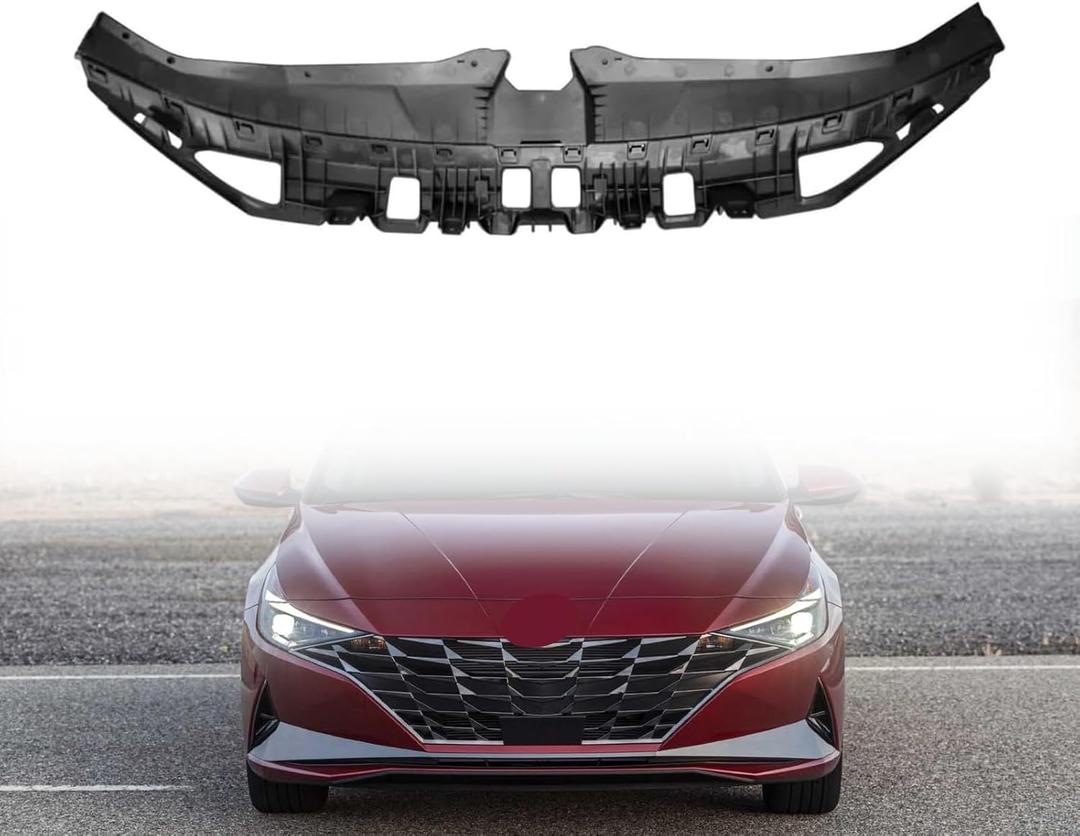 Upper Radiator Support Cover Compatible with 2021-2023 Hyundai Elantra, OEM #86391AB000, HY1224125- Direct Replacement