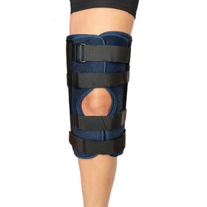 United Ortho 61012 3-Panel Knee Immobilizer, 12" Size,Navy (Blue)