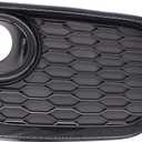 MOTOKU LH Left Driver Side Fog Light Lamp Cover for Honda Civic Hatchback 17-19