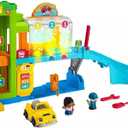 Fisher-Price Little People Toddler Toy Light-Up Learning Garage, Electronic Playset with Car & Figures for Preschool Pretend Play Kids Ages 1+ Years