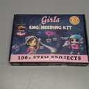 Butterfly EduFields 100+ STEM Projects | Girls Mini Engineering Kit for Ages 8 10 12 15 Years | Ultimate DIY Science Experiments for Kids | Educational Engineering Toys Best Birthday Gift idea