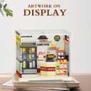 DIY Miniature House Kit, Dollhouse Kit, Miniature Kit, DIY Mini House Building Kit for Adult Teen, Plastic Tiny House Making Kit, Best Craft Hobbies Gift, Convenience Store