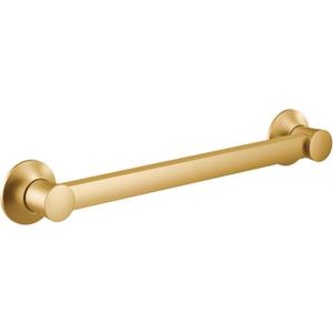 Moen YG0324BG Flara 24-Inch Designer Grab Bar, Brushed Gold