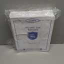 Skyygemm 100 Pcs Income Tax Return Envelopes for Tax Preparers 9 x 12 Inches Open End White Envelopes Large Mailer for Office Business Legal Documents Catalog Paper Mailing