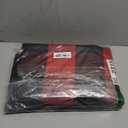 2 Pcs Merry Christmas Door Mat Combo Set Outdoor Rug Welcome Mat and 27.5 x 43 Inches Black and Red Buffalo Plaid Rug Layered Doormats for Xmas Holiday Outdoor Porch Decor