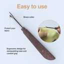 37PCS Sewing Tool Set, Portable Needle and Thread Kit with Storage Box, Embroidery Needles Thread Sewing Working Tool Kit