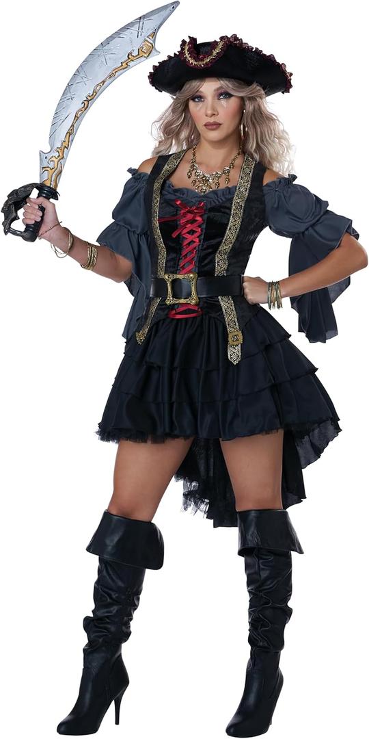 Women's Sexy Pirate Costume (XL)