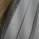 Set of 2 Folding Table 6 FT Lightweight Camping Table Portable Plastic Rectangular Outdoor Dining Table Steel Legs Fold-in-Half with Carrying Handle for Indoor,Picnic,Party,Wedding,Events(White)