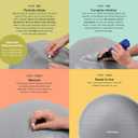 Retrospec Luna Exercise Ball with Pump - Anti-Burst Fitness Equipment for Yoga, Core Training & Stability - Home Gym Swiss Ball for Office & Pregnancy, Size: 65cm