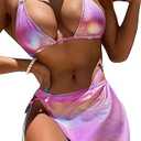 Women's Pink Simmer Suit Medium