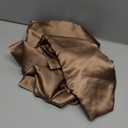 Bedsure Satin Pillowcases, Similar to Silk Pillow Cases Queen Size Set of 2, Pillow Case for Sleeping Women with Envelope Closure, Gifts for Women Men, Brown, 20x30 Inches, 2pcs