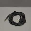 JSAUX Guitar Cable 15 feet, Amp Cord for Electric Guitar/Mandolin/Bass, Pro Audio Instrument Cable with 1/4" Tips(TS Port) Right Angle to Straight (Grey)