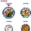 Dixie Ultra, Large Paper Plates, 10 Inch, 172 Count (4 packs of 43 plates), 3X Stronger*, Heavy Duty, Microwave-Safe, Soak-Proof, Cut Resistant, Disposable Plates For Heavy, Messy Meals