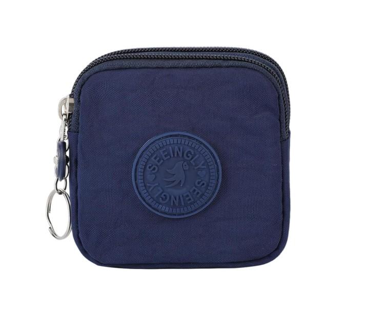 Coin Purse Mini Keychain Wallet for Storing Coin Credit Card, ID Card, Keys, Lipstick Army Green
