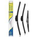 3 Pack Windshield Wiper Blades Compatible With Toyota RAV4 2013-2018 Front and Rear Original Equipment Automotive Replacement Blades Set For My Car - 26"16"10"