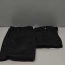 Patelai 2 Sets Plus Size Long Thermal Underwear for Women Fleece Lined Base Layer Pajama Top and Bottom Cold Weather (Black)