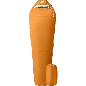 Retrospec Dream Mummy Sleeping Bag - 5, 15, & 30F Cold Weather Camping & Travel Essential Gear with Water - Resistant Shell & Synthetic Fill - Zippered Pocket & Stuff Sack, 15F Long