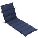 Maphissus 80 in Foldable Outdoor Chaise Lounge Cushion | Water Resistant ,foldable Foam Lounge Cushion for Patio Pool