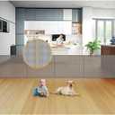 Uamector 200-Inch Extra Wide Retractable Baby Gate & Dog Gate, Reinforced Mesh Safety Gate Adjustable for Large Openings - Stairs, Doorways, Hallways - Indoor/Outdoor Use (Gray)