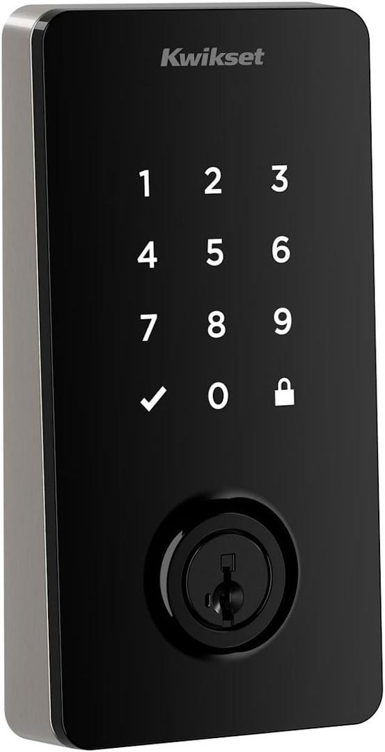 Kwikset Halo Select Smart Lock Keyless Entry Door Lock Wi-Fi and Matter Enabled Deadbolt No Hub Needed, Geofence Auto-Unlock, Grade AAA Certified, Easy Install