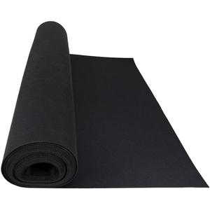 Mytee Products 20' x 27" Black Neoprene Floor Runners - Non Skid Bottom, Protect All Floor Surfaces - Reusable Neoprene Floor Mat with Slip-Proof Surface