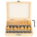 Router Bits Set 1/4 Inch Shank - BAIDETS 15 Pcs Tungsten Carbide Router Bits, Woodwork Tools